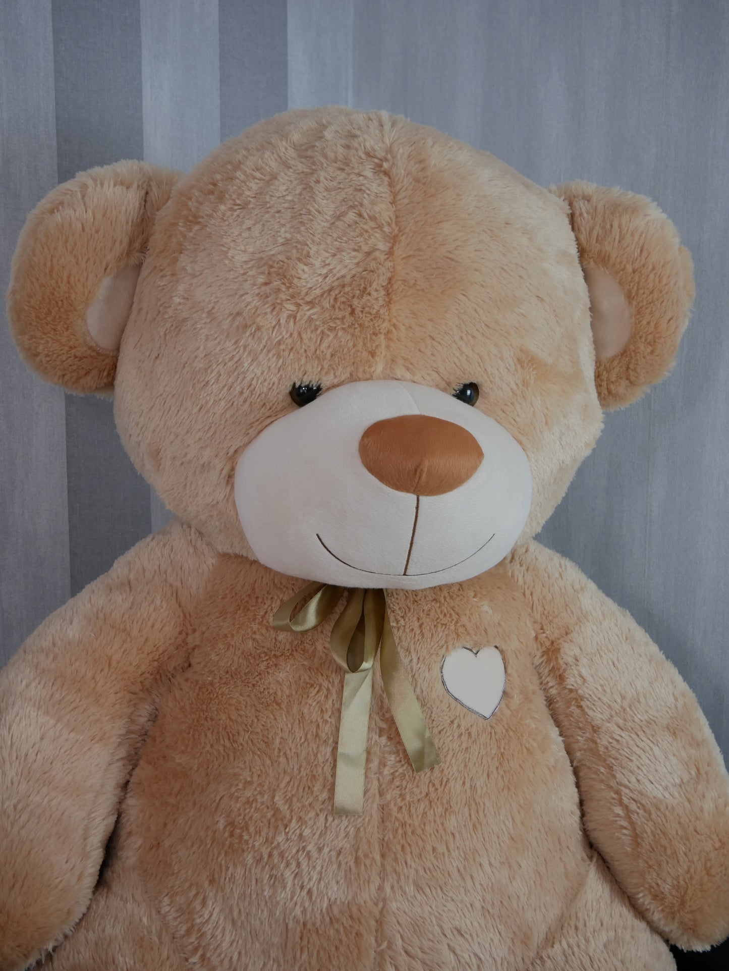 XXL Teddy 200 cm COFFEE "I LOVE YOU"