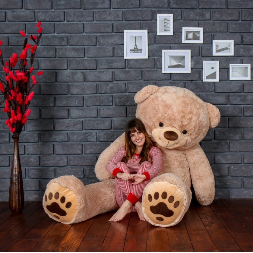 XXL Teddy 200 cm Capuccino "Paws"