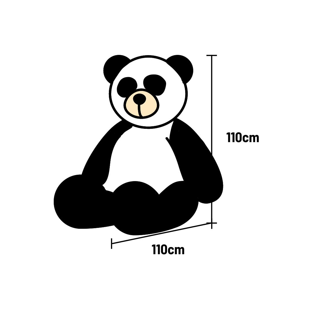 XXXL panda teddy bear 220cm